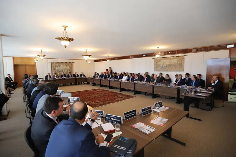 Reunião de Dias Toffoli com presidentes de tribunais de contas foi realizada em Brasília