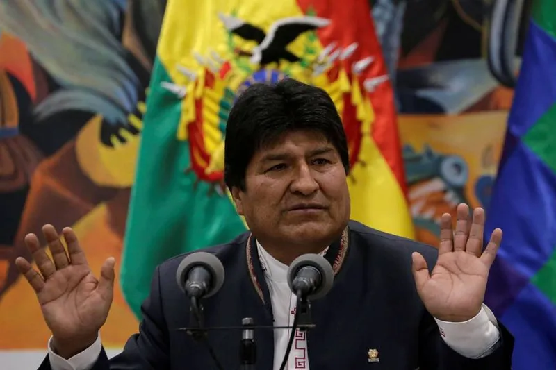Pressionado por protestos, Evo Morales renunciou à presidência da Bolívia no domingo
