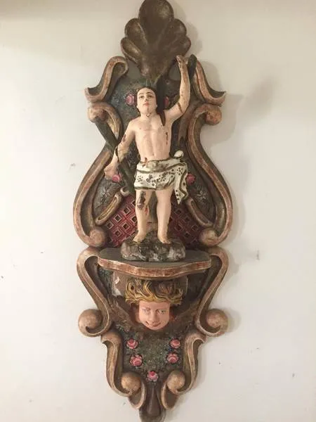 Imagem de São Sebastião foi doada pela comunidade ao padre Antônio Maria, há 15 anos, e estará de volta à Igreja