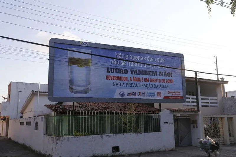 Sindicato dos Urbanitários está fazendo uma campanha contra o projeto do governo