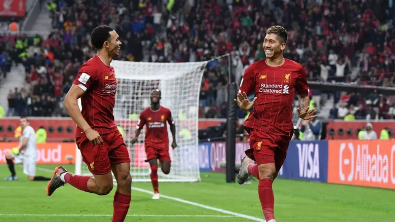 Imagem ilustrativa da imagem Firmino decide e Liverpool encara Flamengo na final
