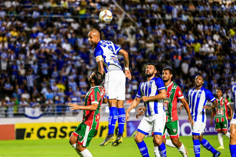 Maceió, 13 de fevereiro de 2020
Lance do jogo entre CSA e CSE. Partida válida pela 3ª rodada do Campeonato Alagoano de 2020, realizada no Estádio Rei Pelé. Alagoas - Brasil.
Foto: Ailton Cruz