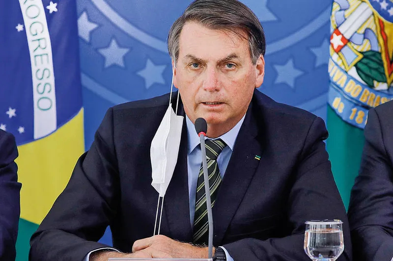 Bolsonaro estimula empresários a abrirem o comércio e até mandou colocar no ar uma campanha publicitária