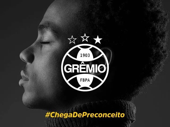 Contra racismo, clubes brasileiros – como o Grêmio – homenagearam jogadores negros nas redes sociais
