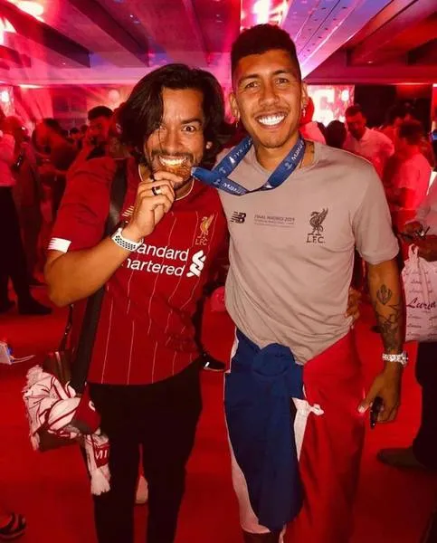 Gustavo Moura acompanhou a campanha vitoriosa do Liverpool e vibrou com o título do amigo Roberto Firmino