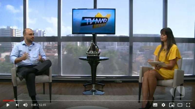 Tácio Melo concedeu entrevista ao programa TV Mar News e falou sobre as eleições