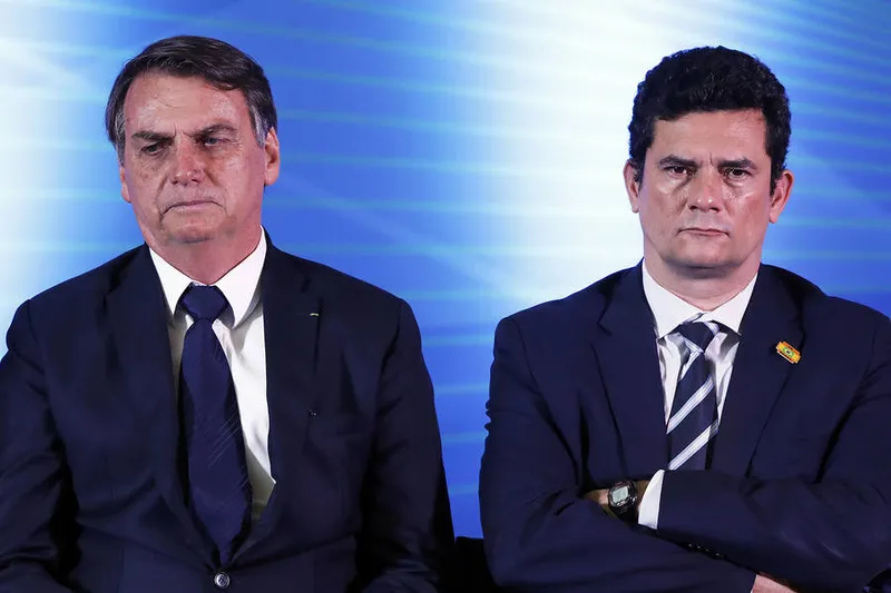 Relação de Bolsonaro e Moro degringolou depois que o presidente quis mudar a PF