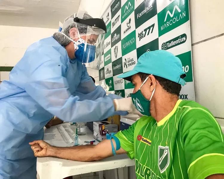 No Murici os testes para a Covid-19 foram feitos nessa segunda-feira (20) e o resultado ainda é esperado