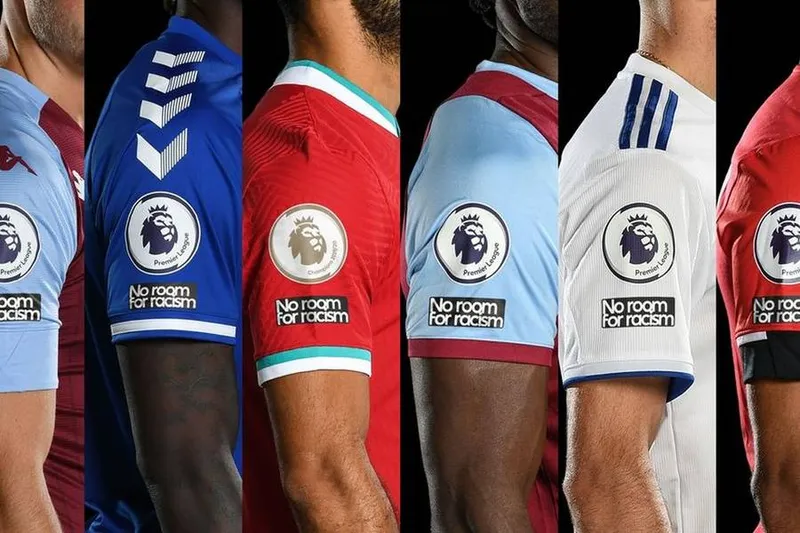 Uniformes do Campeonato Inglês terão mensagem contra racismo durante temporada 2020/2021