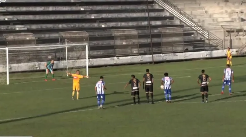 Em jogo com três pênaltis marcados, Jaciobá fica no empate por 2 a 2 com o Central, pela Série D