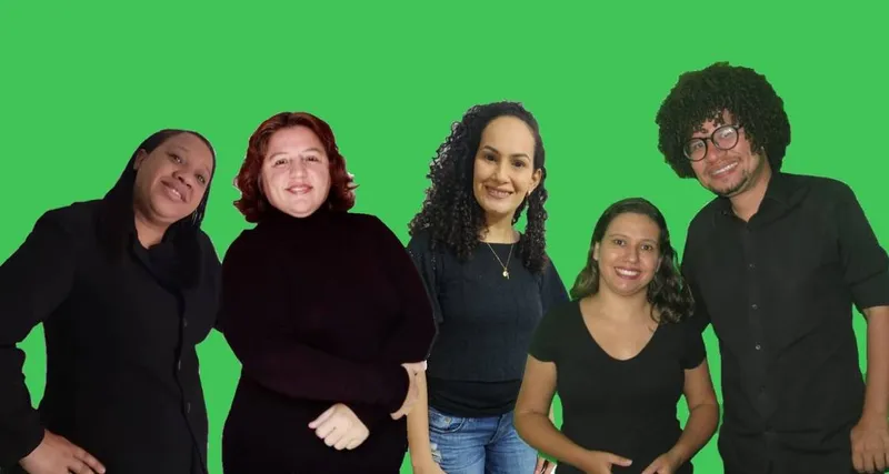 Grupo é formado por cinco intérpretes que, de forma voluntária, realizam o trabalho de tradução em Libras