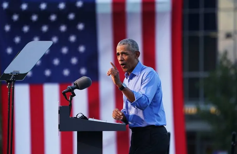 Imagem ilustrativa da imagem BIDEN GANHA REFORÇO DE OBAMA NA RETA FINAL