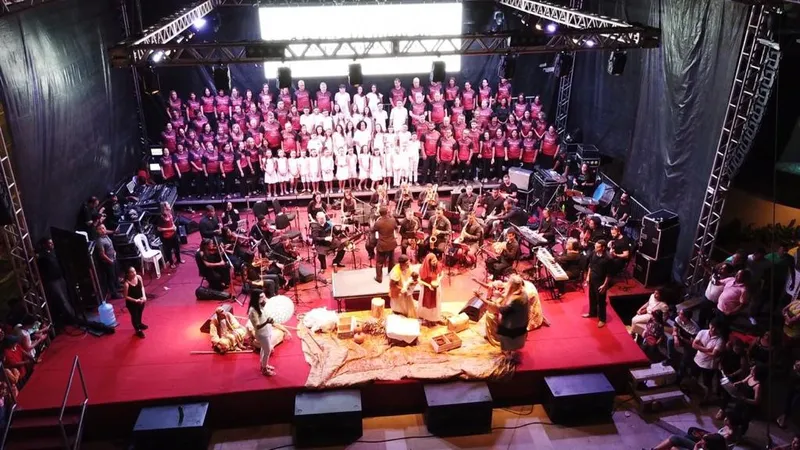 Tradicional cantata natalina, na orla de Ponta Verde, com o coro da Igreja Batista Farol e orquestra não foi realizada