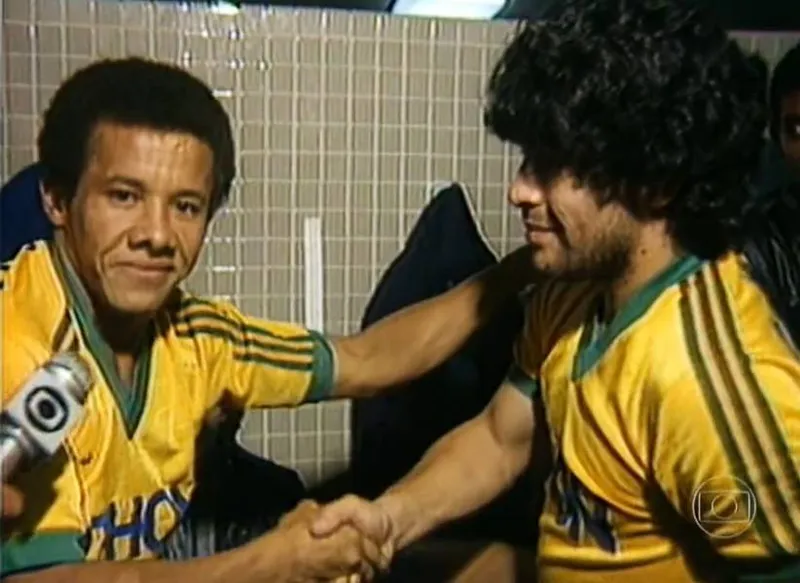 Imagem ilustrativa da imagem Jacozinho e Marta relembram encontro com Maradona