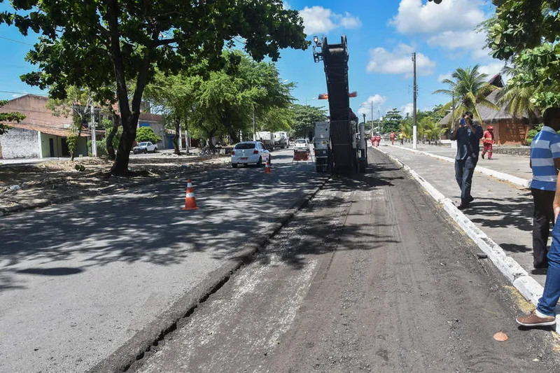 Pistas da orla lagunar ganharam nova pavimentação dentro do projeto de reurbanização