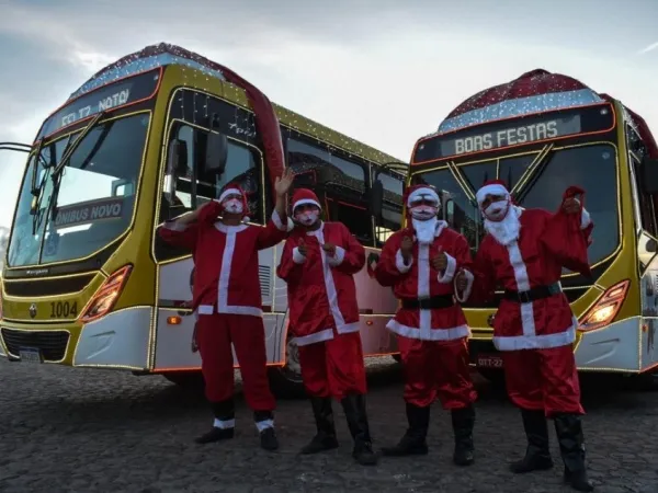 Imagem ilustrativa da imagem ÔNIBUS FARÃO CARREATA NATALINA EM BAIRROS