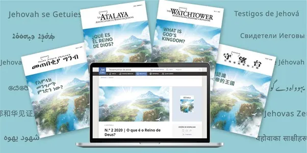As Testemunhas de Jeová vão distribuir a revista “A Sentinela” com o tema “O que é o Reino de Deus?”