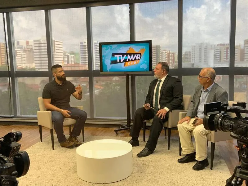 Fábio Costa falou sobre o que planeja para o seu mandato durante entrevista na TV Mar