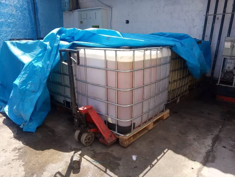 Combustível armazenado de forma irrgeular 