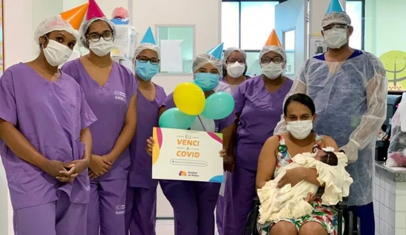 Anne Karolayne apresentou sinais de Covid com poucos dias de nascida e foi internada