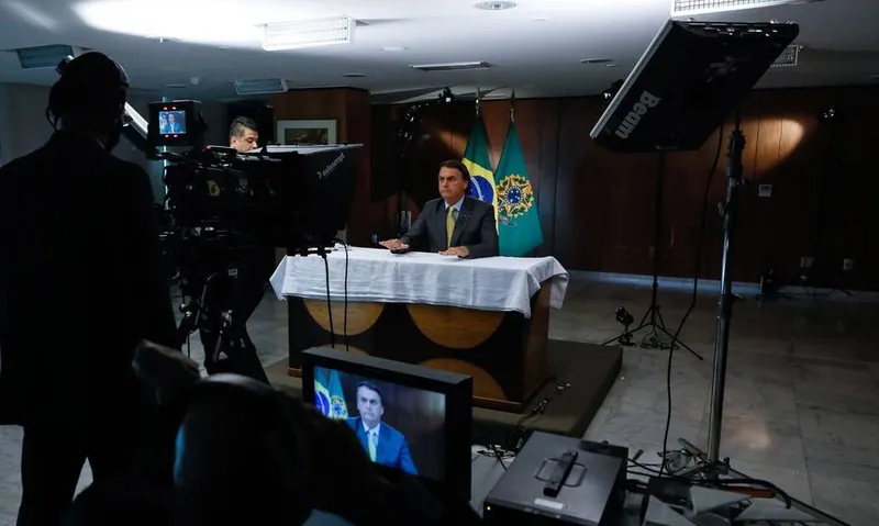 Bolsonaro fez pronunciamento em cadeia nacional para falar sobre a pandemia e a vacinação contra a Covid-19