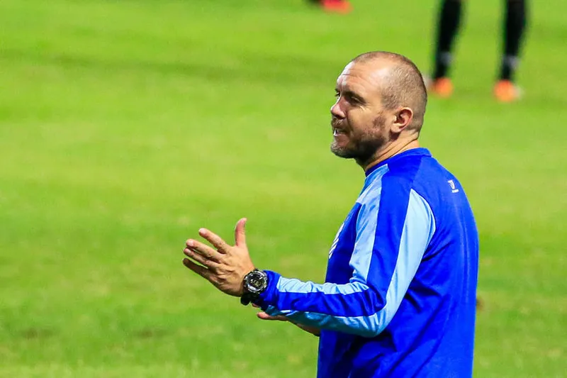 Maceió, 26 de janeiro de 2021
Lance do jogo entre CSA x Moto Clube. Jogo de volta pela fase preliminar da Copa do Nordeste, realizada no Estádio Rei Pelé. Alagoas - Brasil.
Foto: Ailton Cruz