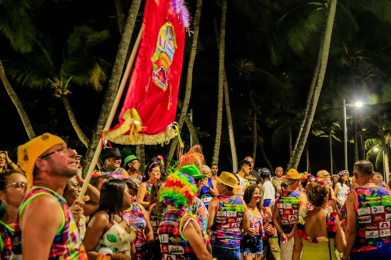 O bloco de Forrozeiros animou a orla de Maceió 
Foto: Pei Fon/ Secom Maceió