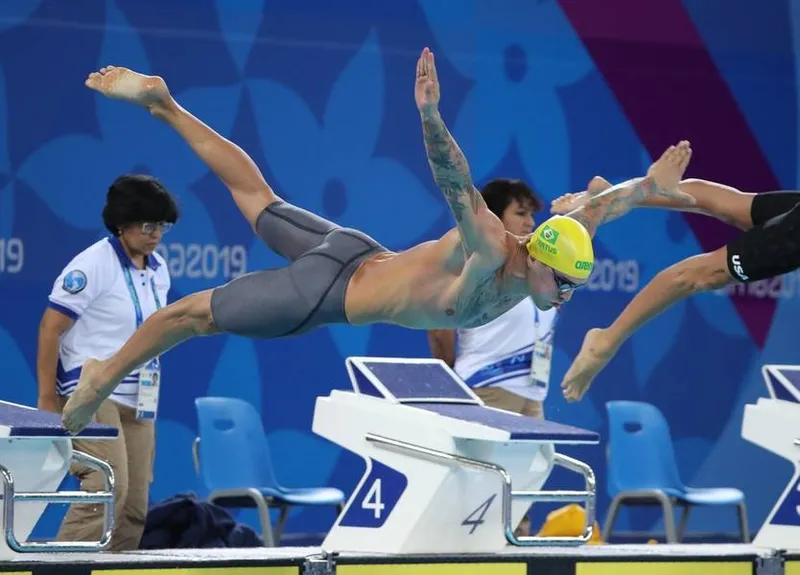 Nadador Bruno Fratus garantiu um lugar em sua 3ª Olimpíada ao obter o índice dos 50m livre em prova nos EUA