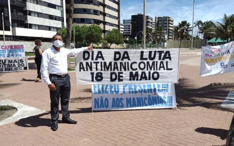 Dia da Luta Antimanicomial é lembrado em Maceió, por Servidores da Rede de Atenção Psicossocial (Raps)