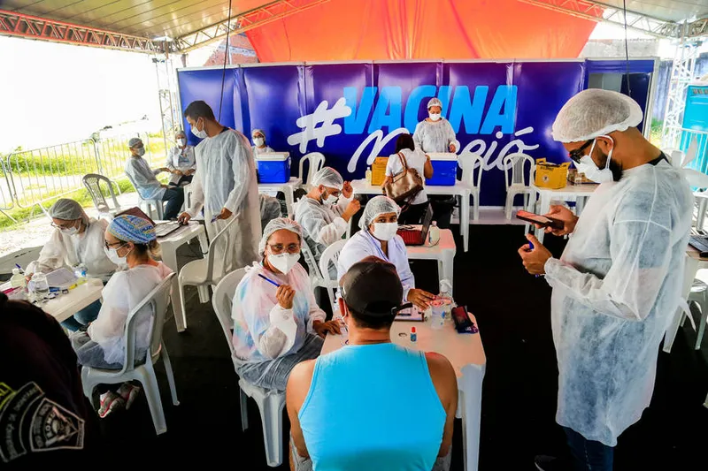 A capital Maceió aparece com um atraso de 6,05% da segunda dose da CoronaVac