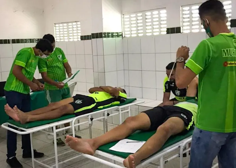 Jogadores do Murici passaram por exames médicos vistando à estreia na Série D; clube receberá 120 mil da CBF