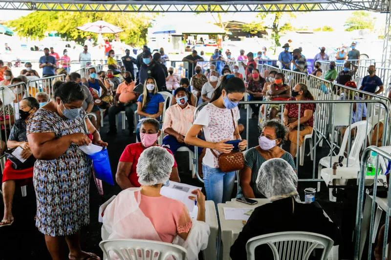 Maceió, 25 de março de 2021
Papodromo vira ponto de vacinação contra a Covid-19, no bairro do Vergel do Lago em Maceió. Alagoas - Brasil.
Foto:@Ailton Cruz