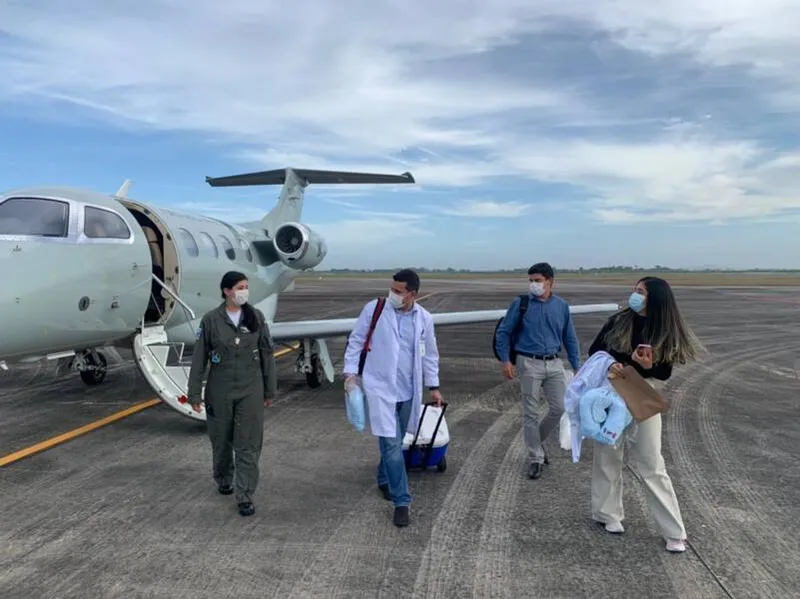 Imagem ilustrativa da imagem AVIÃO DA FAB TRAZ FÍGADO DA PARAÍBA PARA TRANSPLANTE EM MACEIÓ