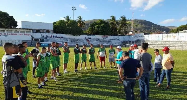 Alguns jogadores do novo elenco do CSE já se apresentaram no Estádio Juca Sampaio, em Palmeira dos Índios