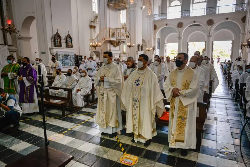 Missa foi celebrada na Catedral Metropolitana de Nossa Senhora dos Prazeres, na manhã de terça-feira (14)