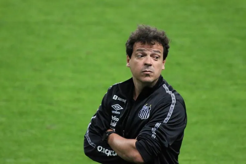 Fernando Diniz tem passagens por clubes como Audax, Athletico-PR, Fluminense, São Paulo e Santos, por último