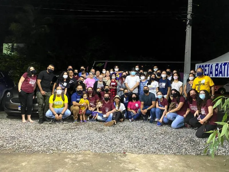 Equipe da IBC que foi a Massagueira cumprir o ‘Ide e pregai o evangelho a toda criatura