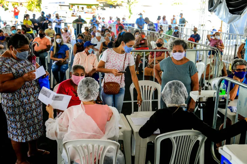 Maceió, 25 de março de 2021
Papodromo vira ponto de vacinação contra a Covid-19, no bairro do Vergel do Lago em Maceió. Alagoas - Brasil.
Foto:@Ailton Cruz