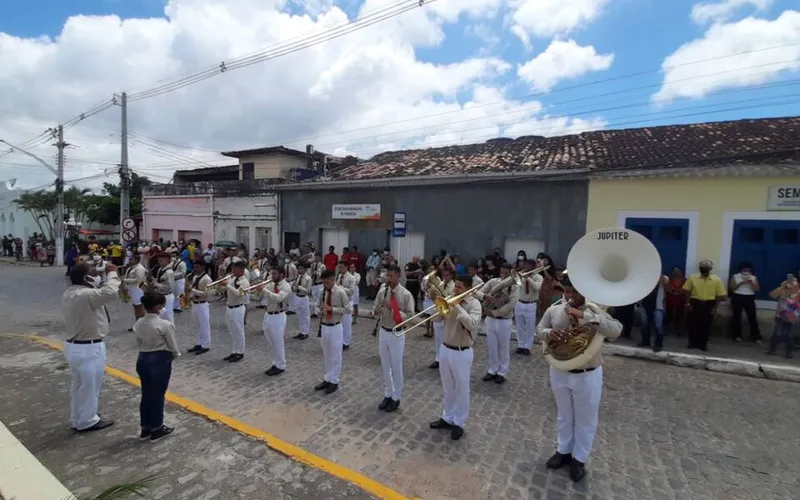 Filarmônicas de Marechal Deodoro participaram da programação em homenagem à Proclamação da República

