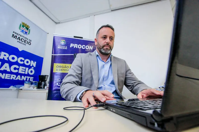 Leandro Almeida - Diretor-Executivo do Procon Maceió. 
Foto: Pei Fon/ Secom Maceió