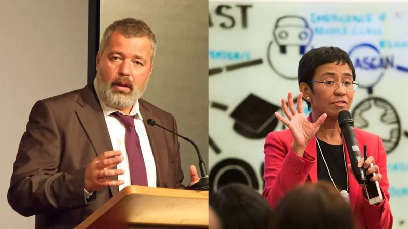 Russo Dmitri Muratov e filipina Maria Ressa dividem o prêmio Nobel da Paz de 2021

