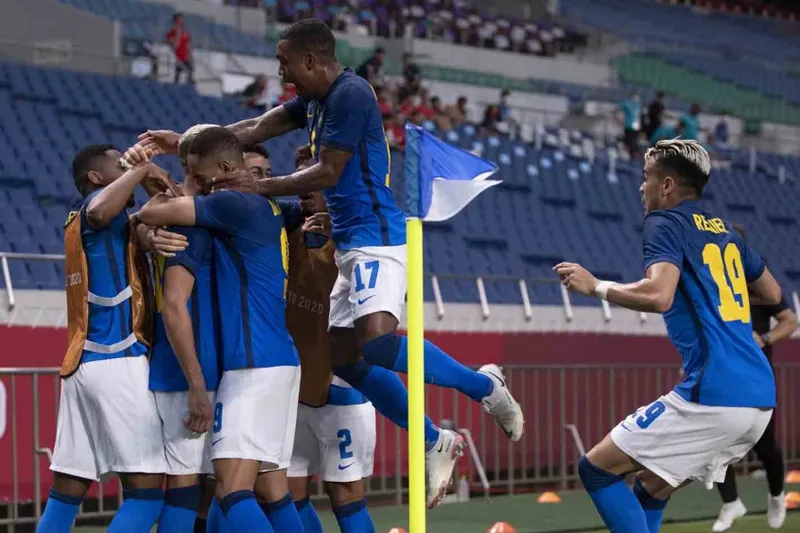 Brasil foi líder do Grupo D na primeira fase, com duas vitórias e um empate em Tóquio