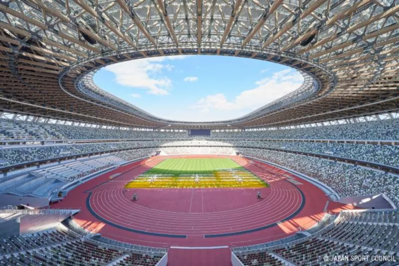 Estádio Olímpico de Tóquio receberá a cerimônia de abertura dos Jogos Olímpicos nesta sexta-feira (23)