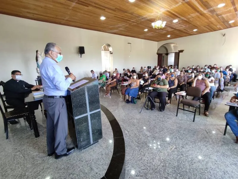 Aula Inaugural, no sábado (2) teve a presença do vigário-geral da Arquidiocese, Dom Genival Saraiva de França