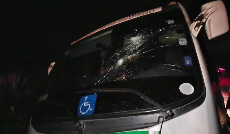 Ônibus que levava torcedores do ASA foi atacado quando voltava a Arapiraca, após o jogo contra o Murici