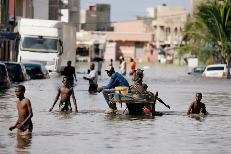 Chuvas intensas que devastaram parte da costa leste da África do Sul nesta semana
