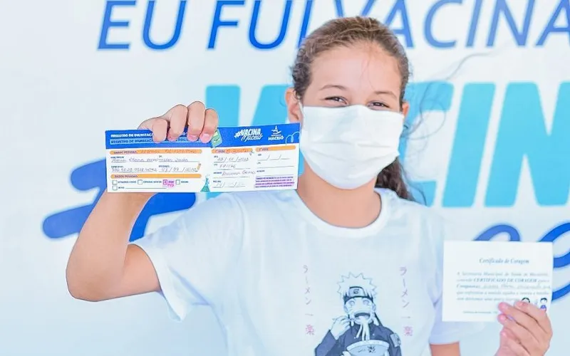 Imagem ilustrativa da imagem CRIANÇAS DE 7 ANOS SEM COMORBIDADES COMEÇAM A SE VACINAR HOJE EM MACEIÓ