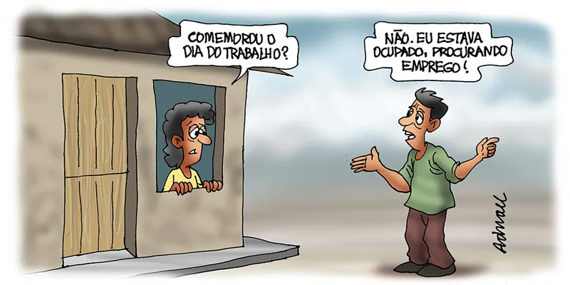 Imagem ilustrativa da imagem Charge de Adnael Silva - 03/05/2022