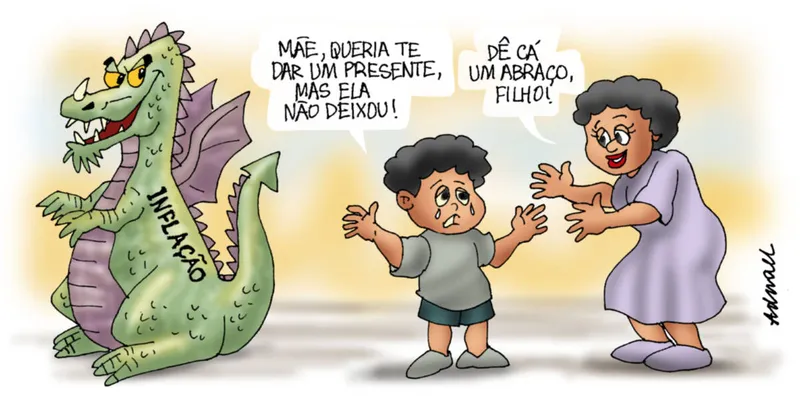 Imagem ilustrativa da imagem Charge de Adnael Silva - 07 e 08/05/2022