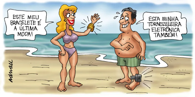 Imagem ilustrativa da imagem Charge de Adnael Silva - 14 e 15/05/2022